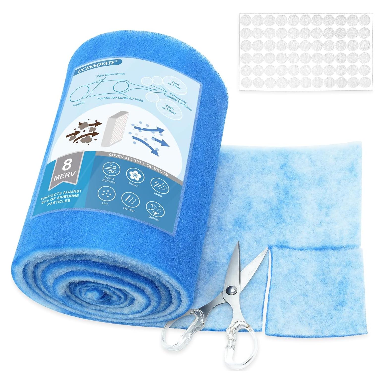 Filtros de Ventilación Electrostáticos MERV 8 UCINNOVATE 12x140cm