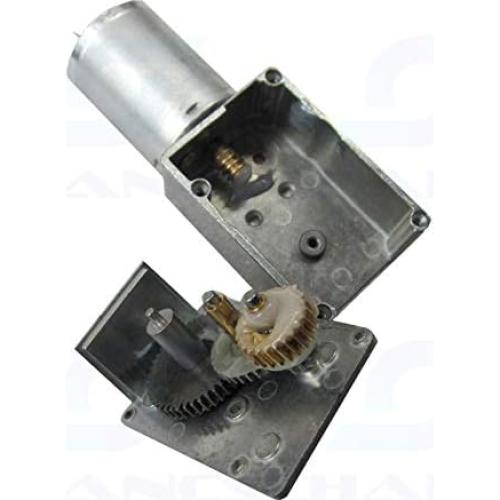 Motor de Engranaje de Gusano CHANCS 370WG 12V CC 0.6RPM