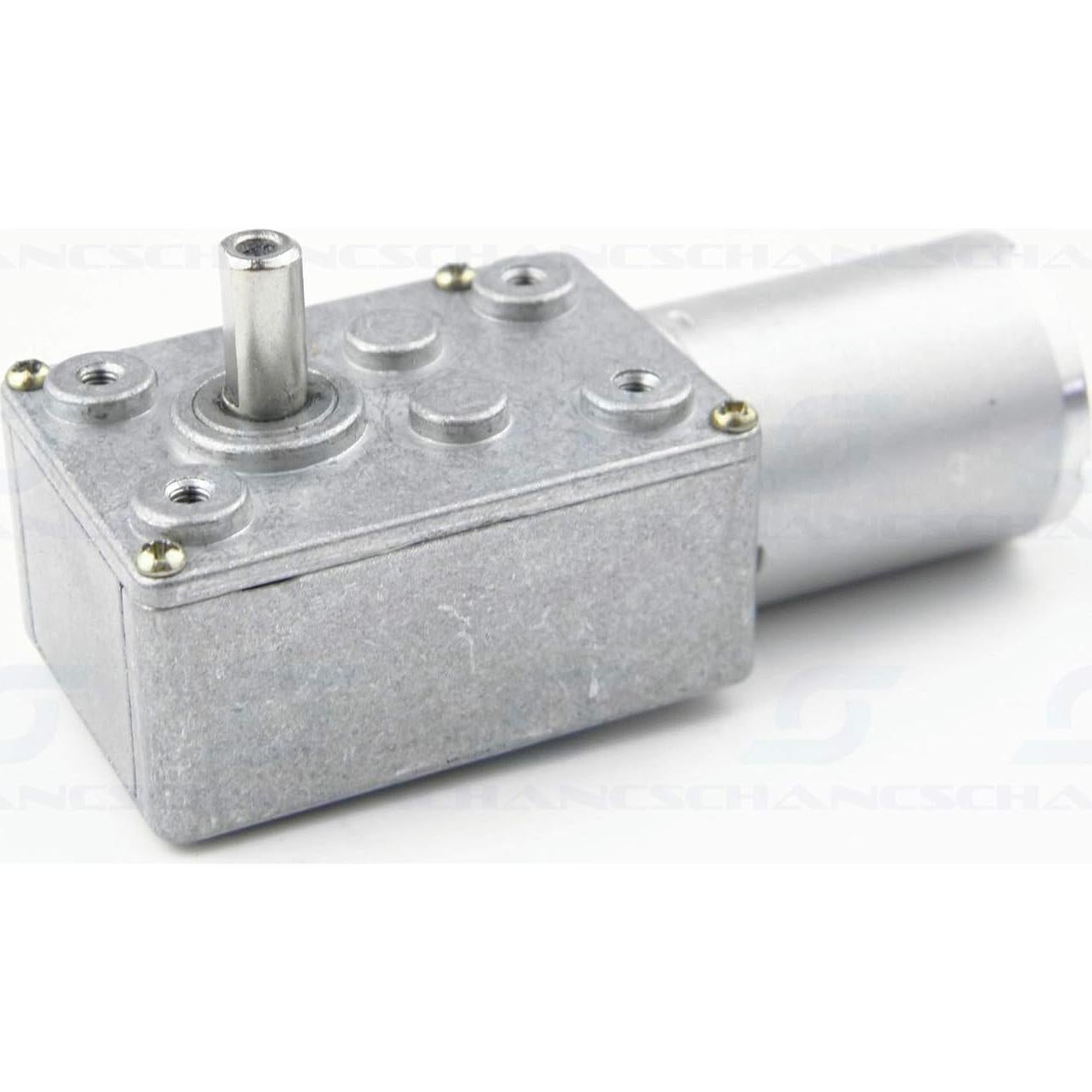 Motor de Engranaje de Gusano CHANCS 370WG 12V CC 0.6RPM