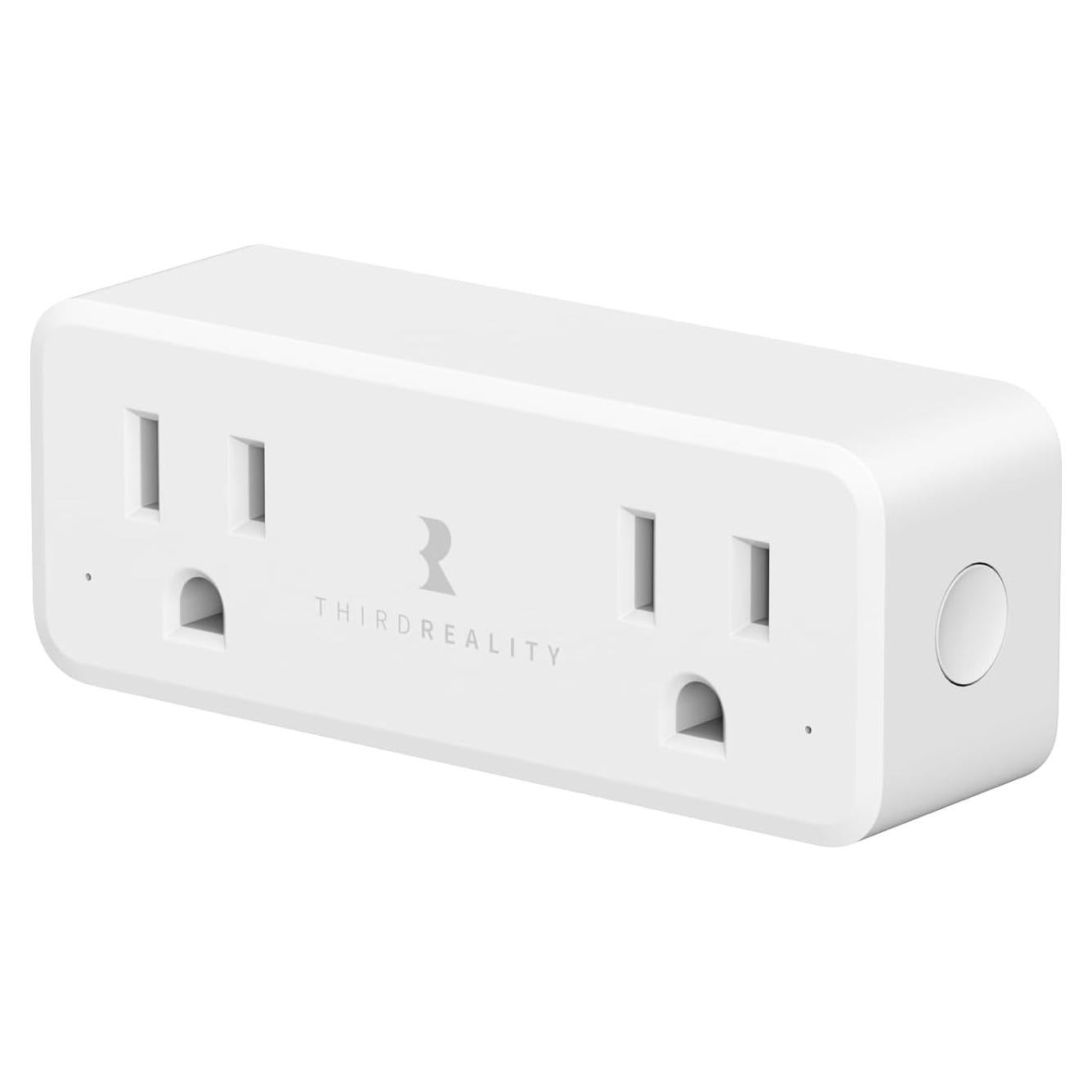Enchufe Doble Inteligente ThirdReality Zigbee 2-en-1 Control Energía