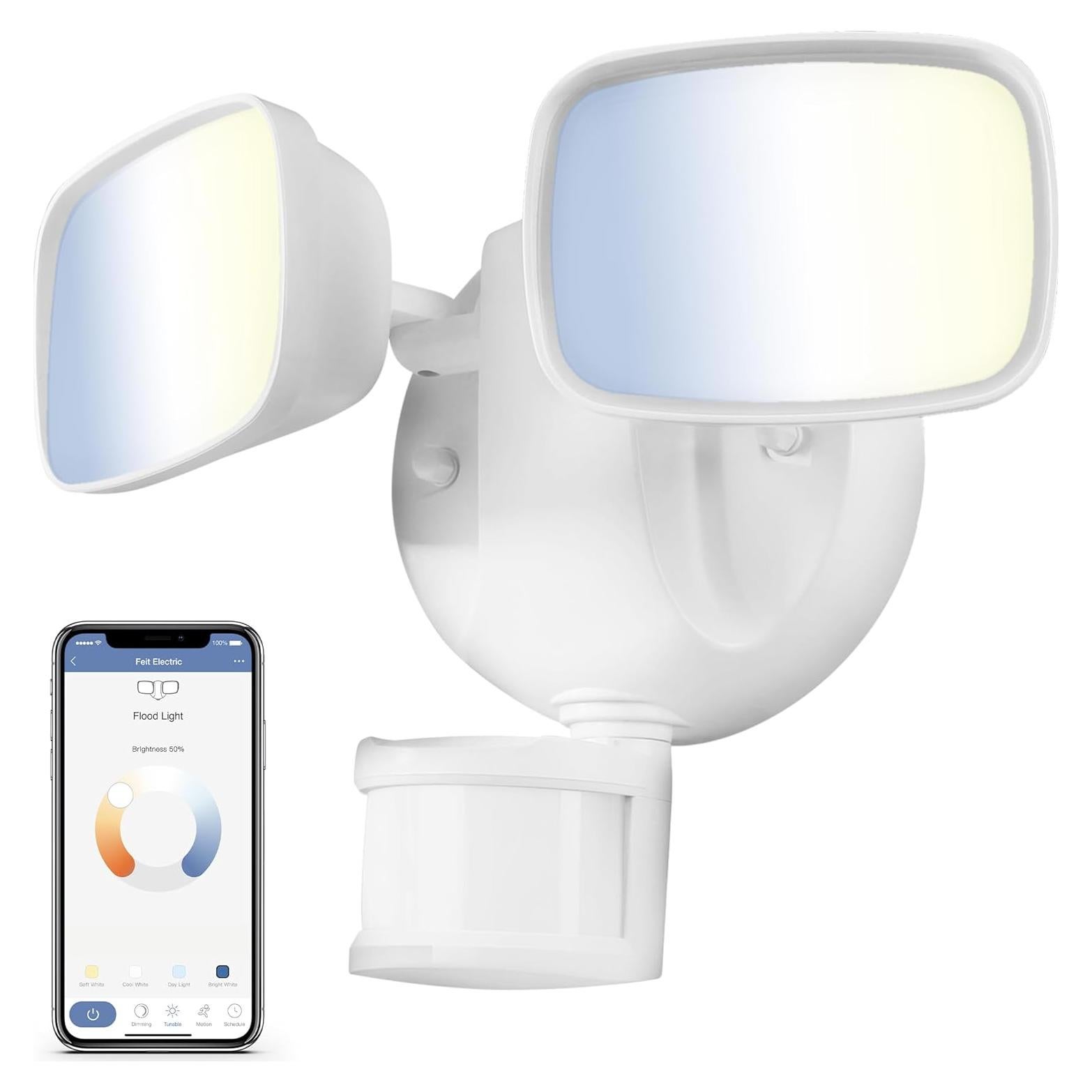 Luz de Inundación Inteligente Feit Electric 28W LED con Sensor