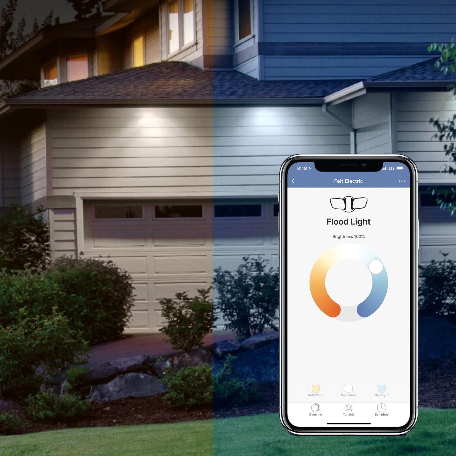 Luz de Inundación Inteligente Feit Electric 28W LED con Sensor