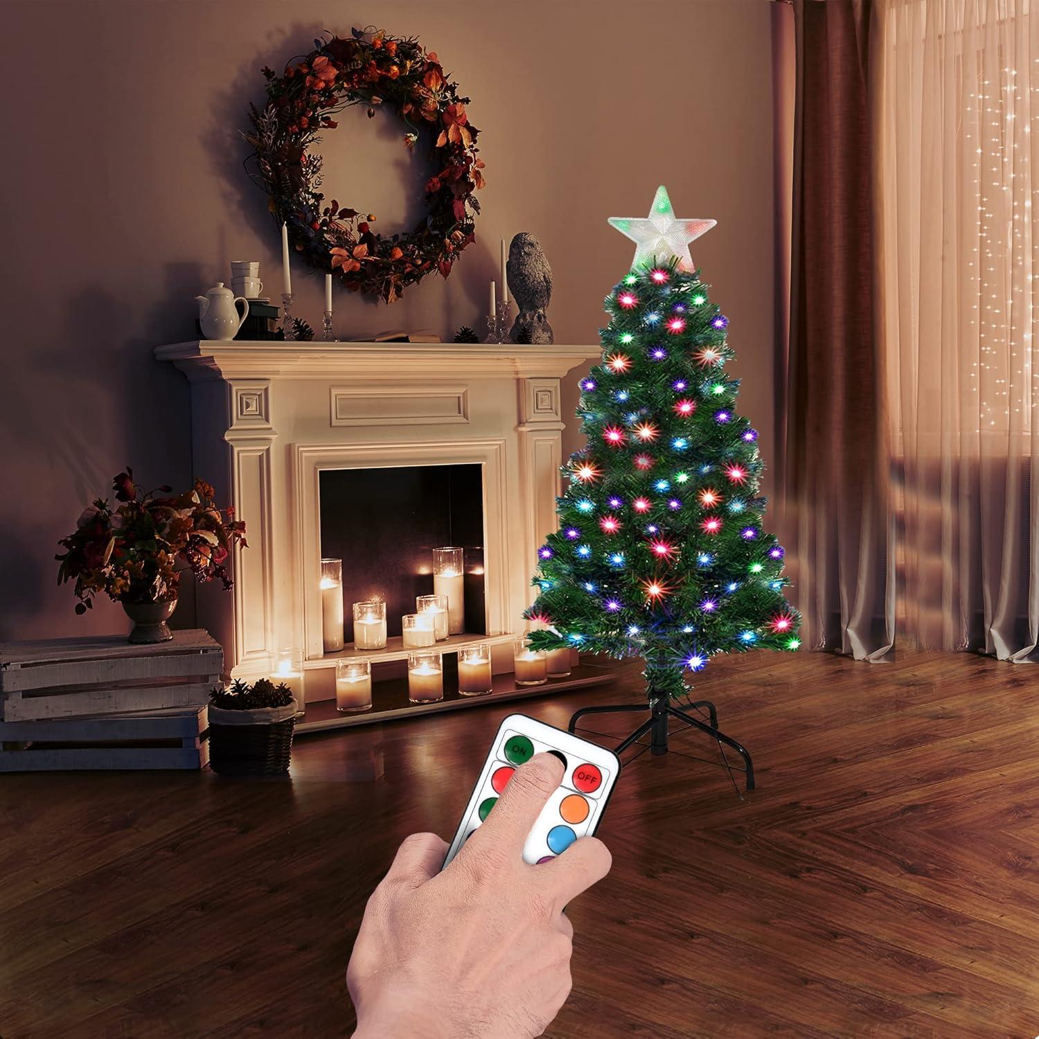 Árbol de Navidad Artificial Preiluminado Holiday Essence 1.22m