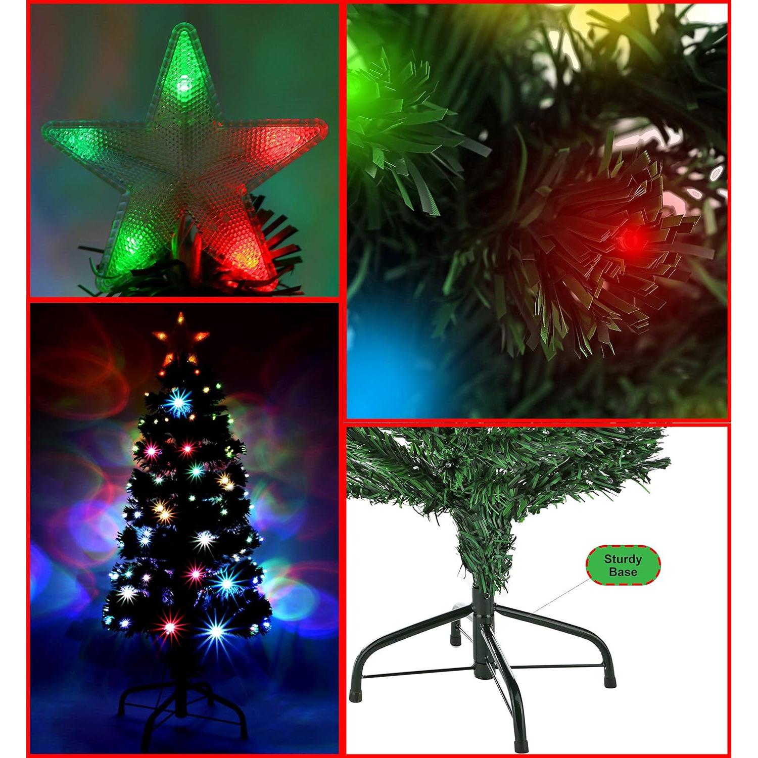 Árbol de Navidad Artificial Preiluminado Holiday Essence 1.22m