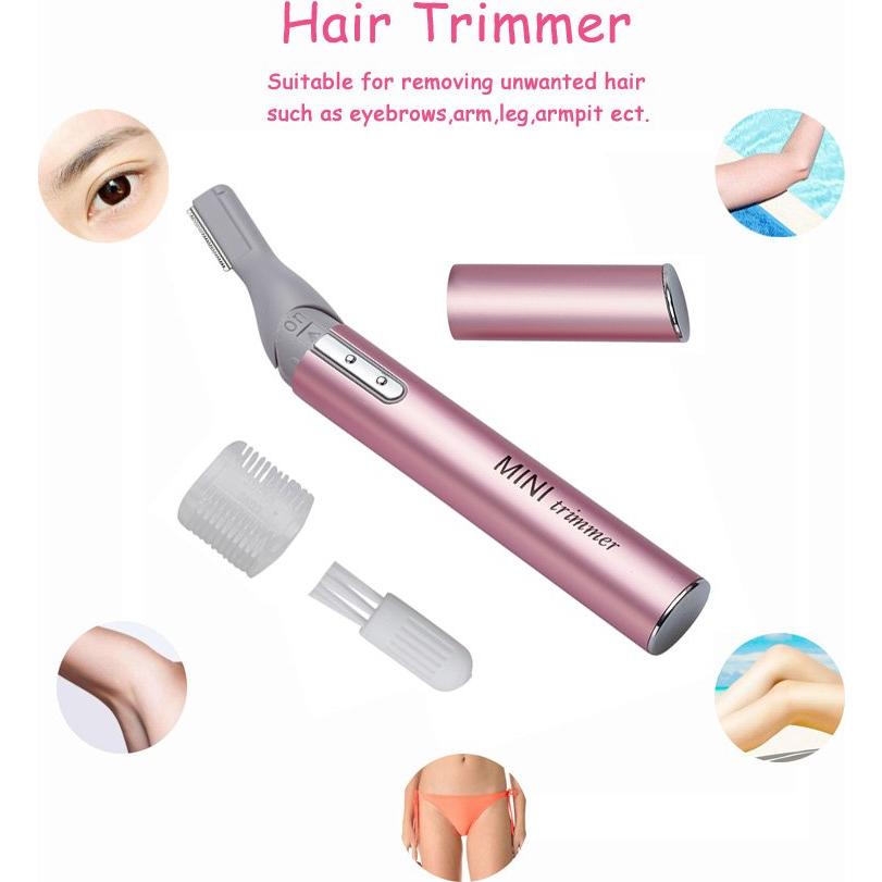 Mini Afeitadora Rotativa Eléctrica Tongtletech Rosa