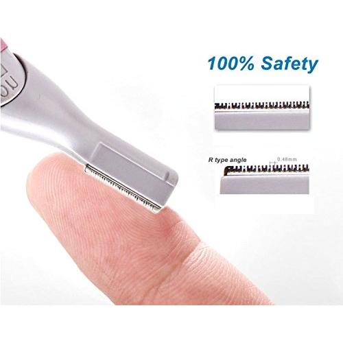 Mini Afeitadora Rotativa Eléctrica Tongtletech Rosa