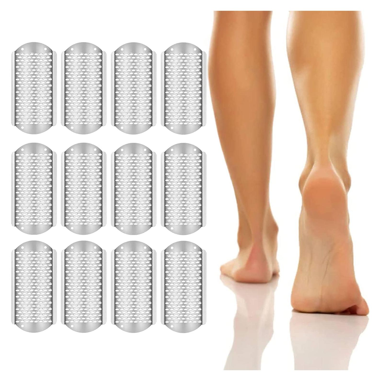Lima para pies Paddsun 12 Pcs Removedor de callos Acero inoxidable