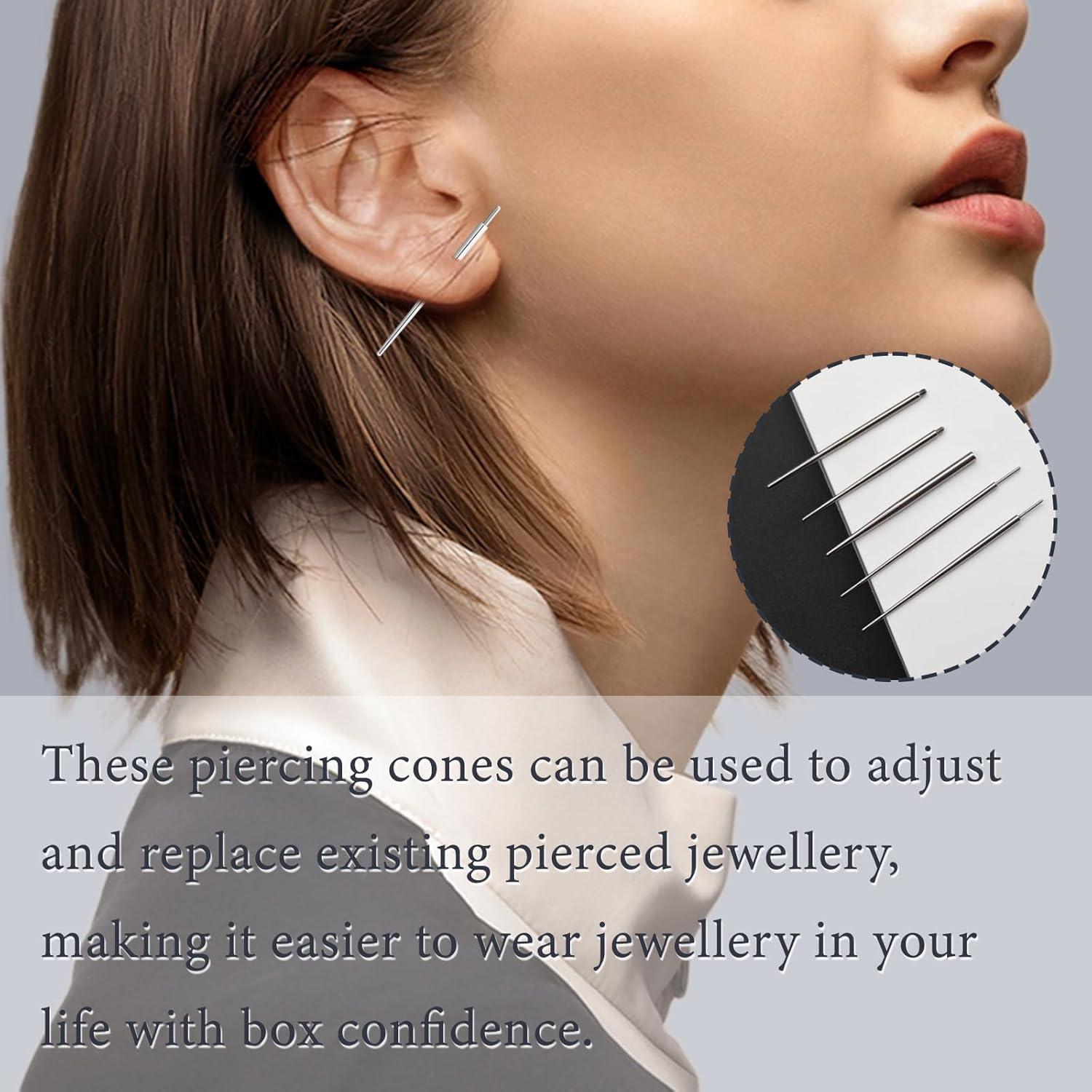 Kit de Piercing 14G Acero Inoxidable JOGOSEN - 5 Piezas