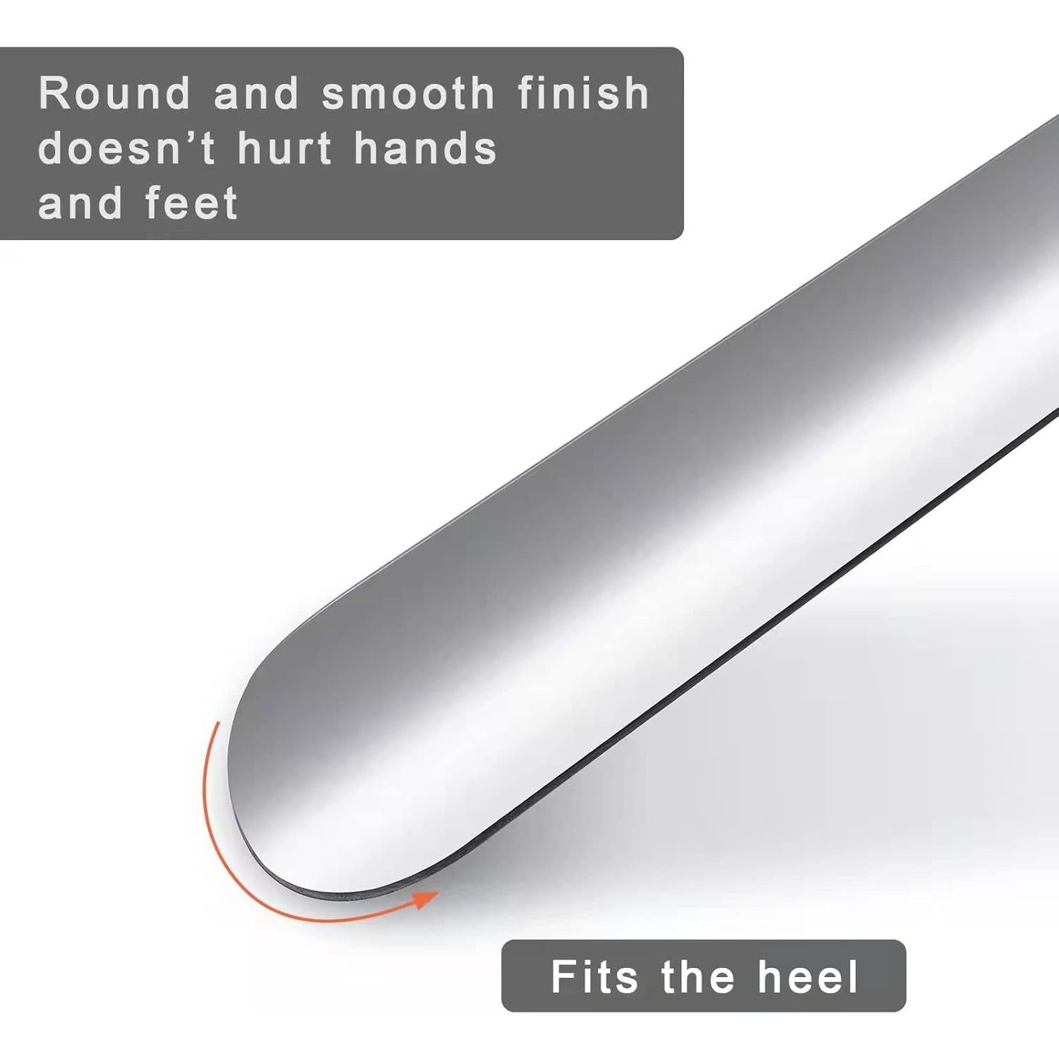 Calzadores BOOMIBOO 2 Pcs Acero Inoxidable 42 cm y 19 cm