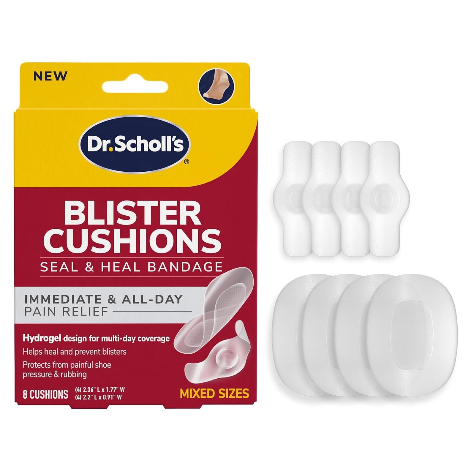 Vendajes para Ampollas Dr. Scholl's Seal & Heal 8 Unidades