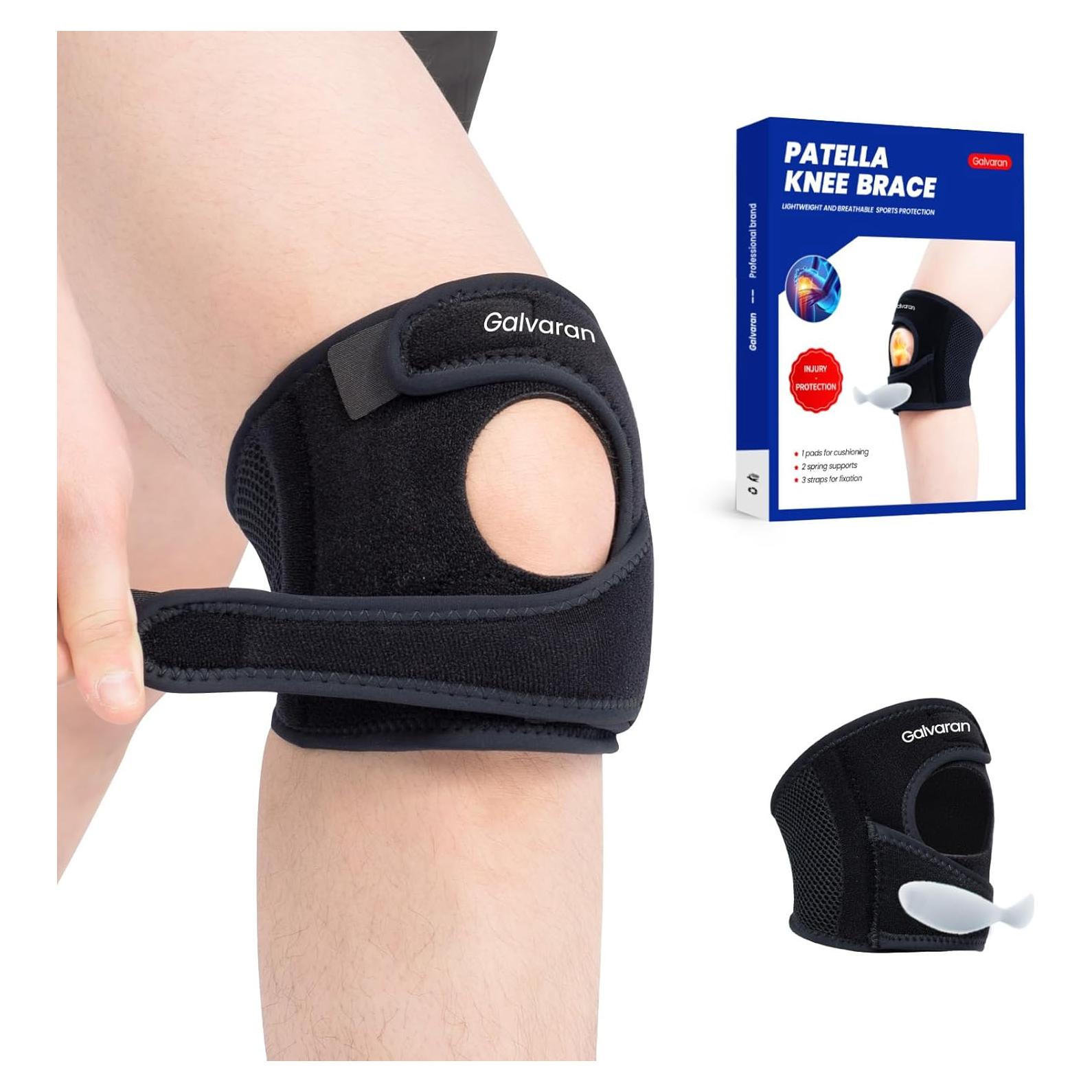 Soporte de Rodilla Patelar Galvaran Ajustable para Alivio del Dolor
