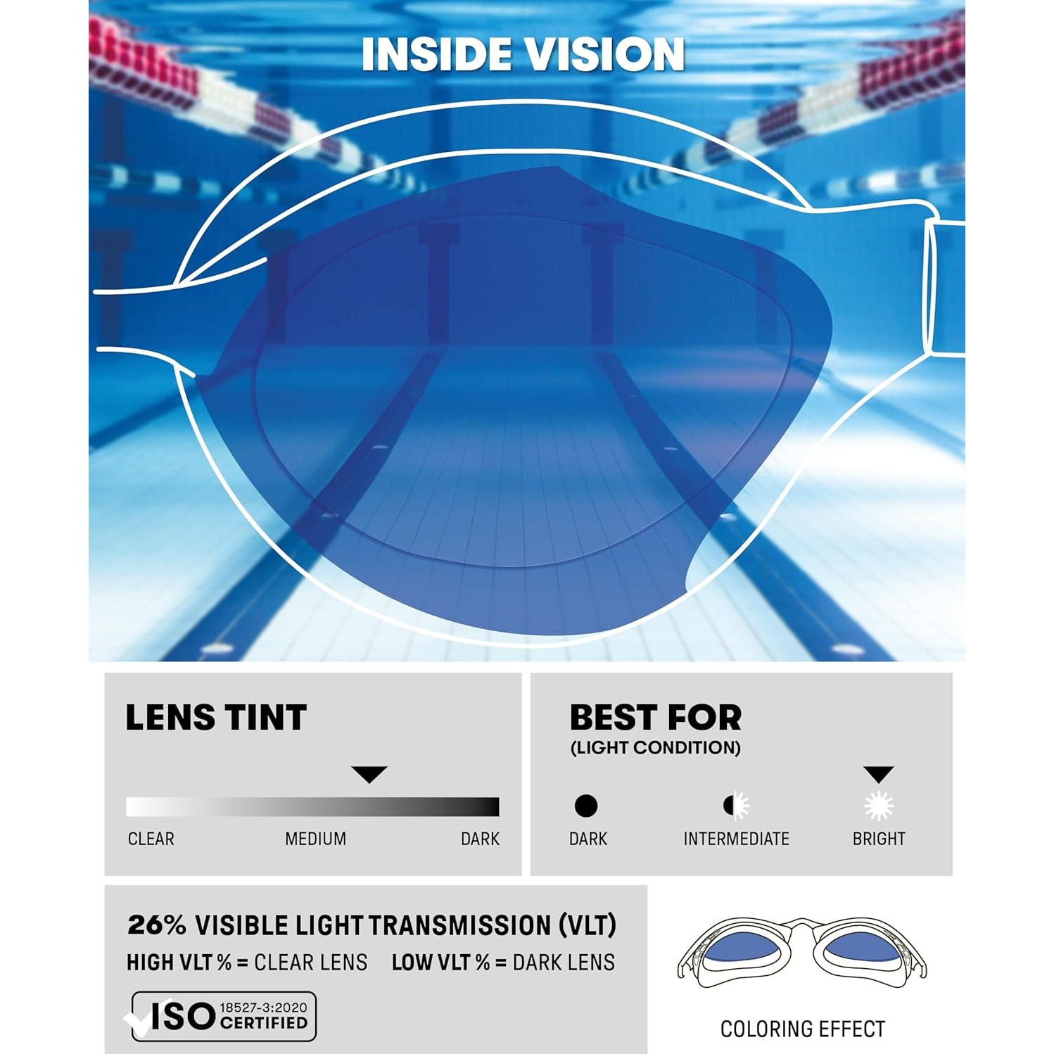 Gafas de Natación Espejadas Arena Airspeed Unisex Adulto
