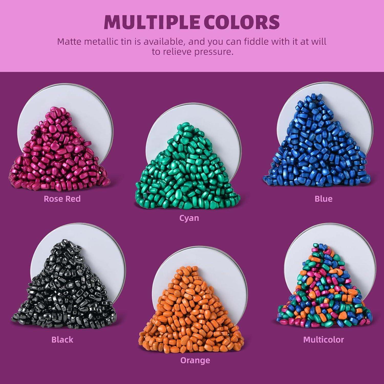 Masilla Magnética LCVUUK Multicolor 300 Rocas Antiestrés