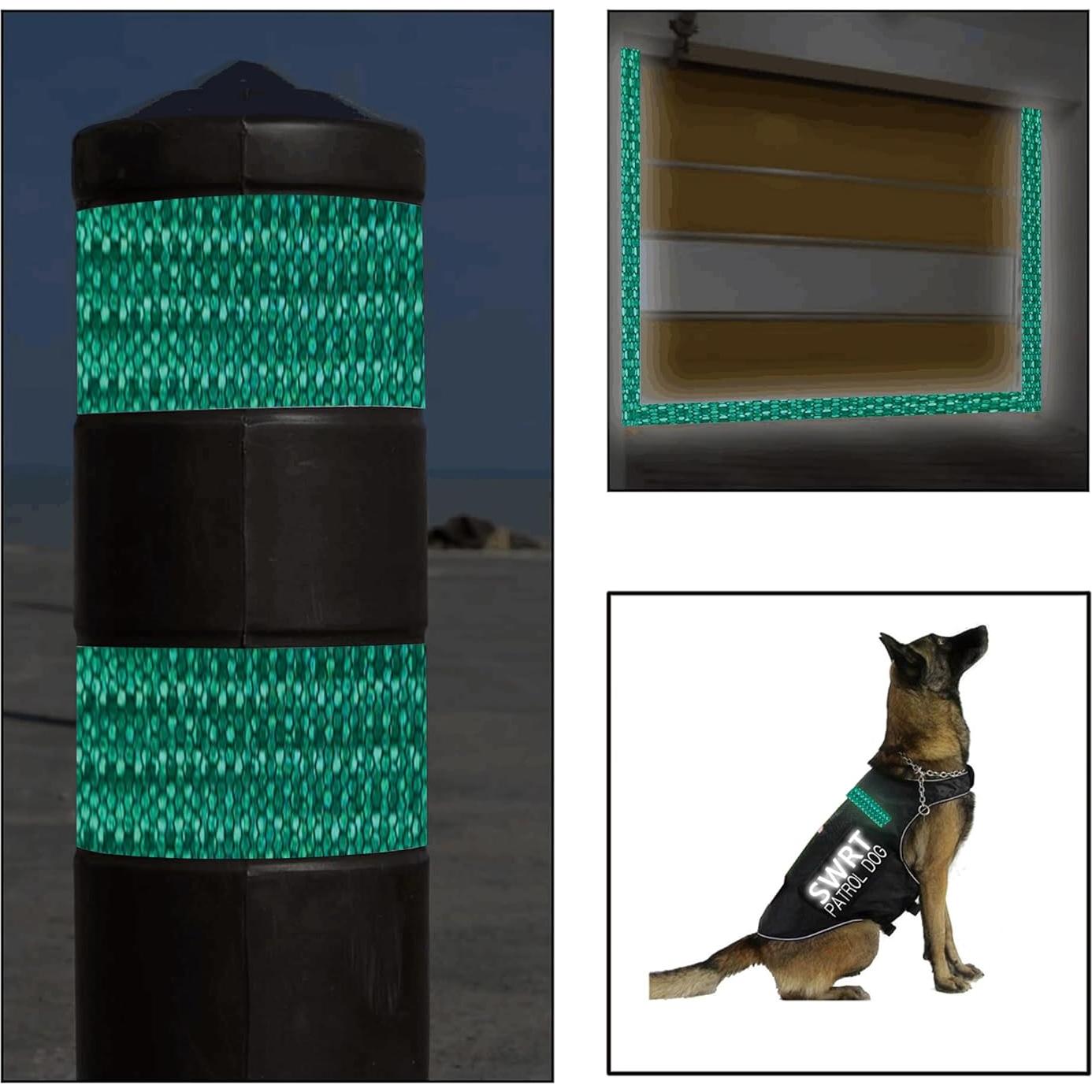 Cinta Reflectante SWRT 5.08 cm x 9.14 m Verde Profundo