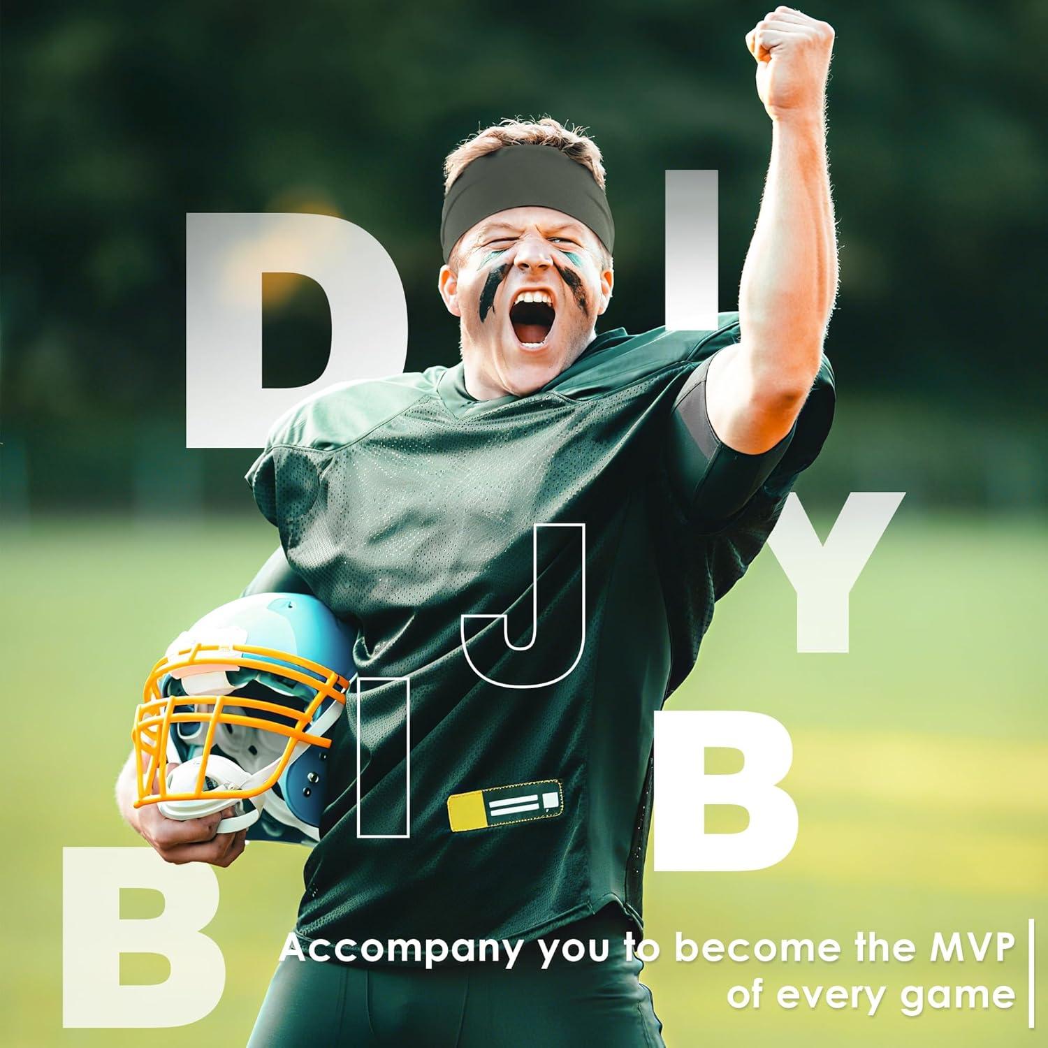 Cinta para la cabeza deportiva DiyJibb - 7 piezas unisex, antideslizante