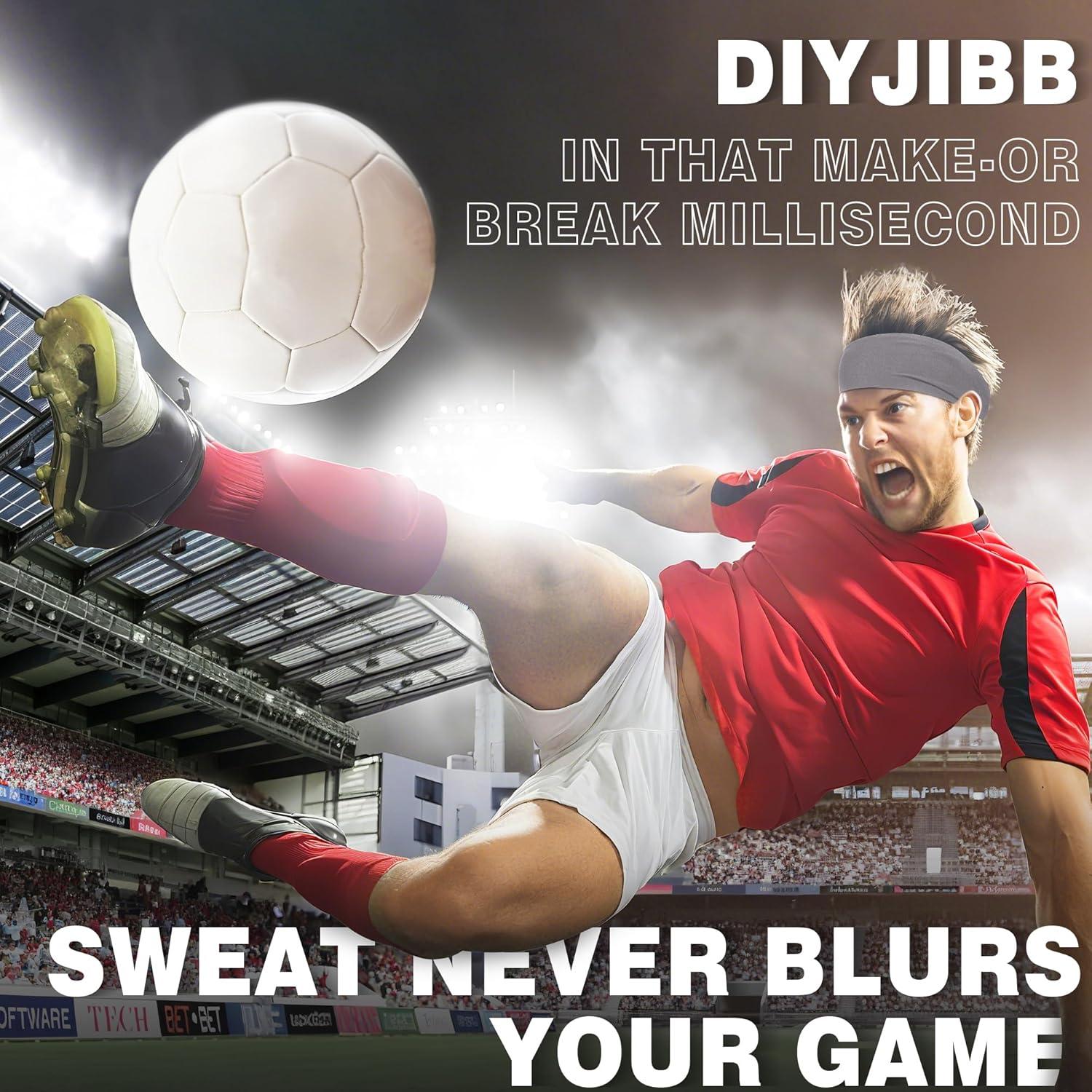 Cinta para la cabeza deportiva DiyJibb - 7 piezas unisex, antideslizante