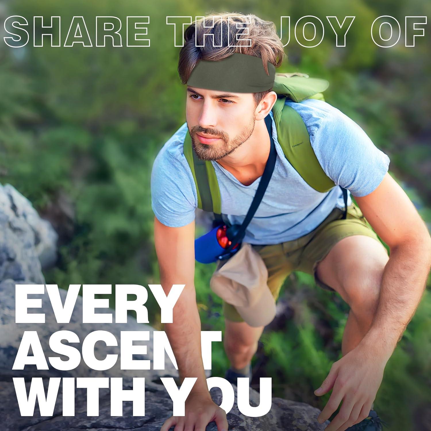 Cinta para la cabeza deportiva DiyJibb - 7 piezas unisex, antideslizante