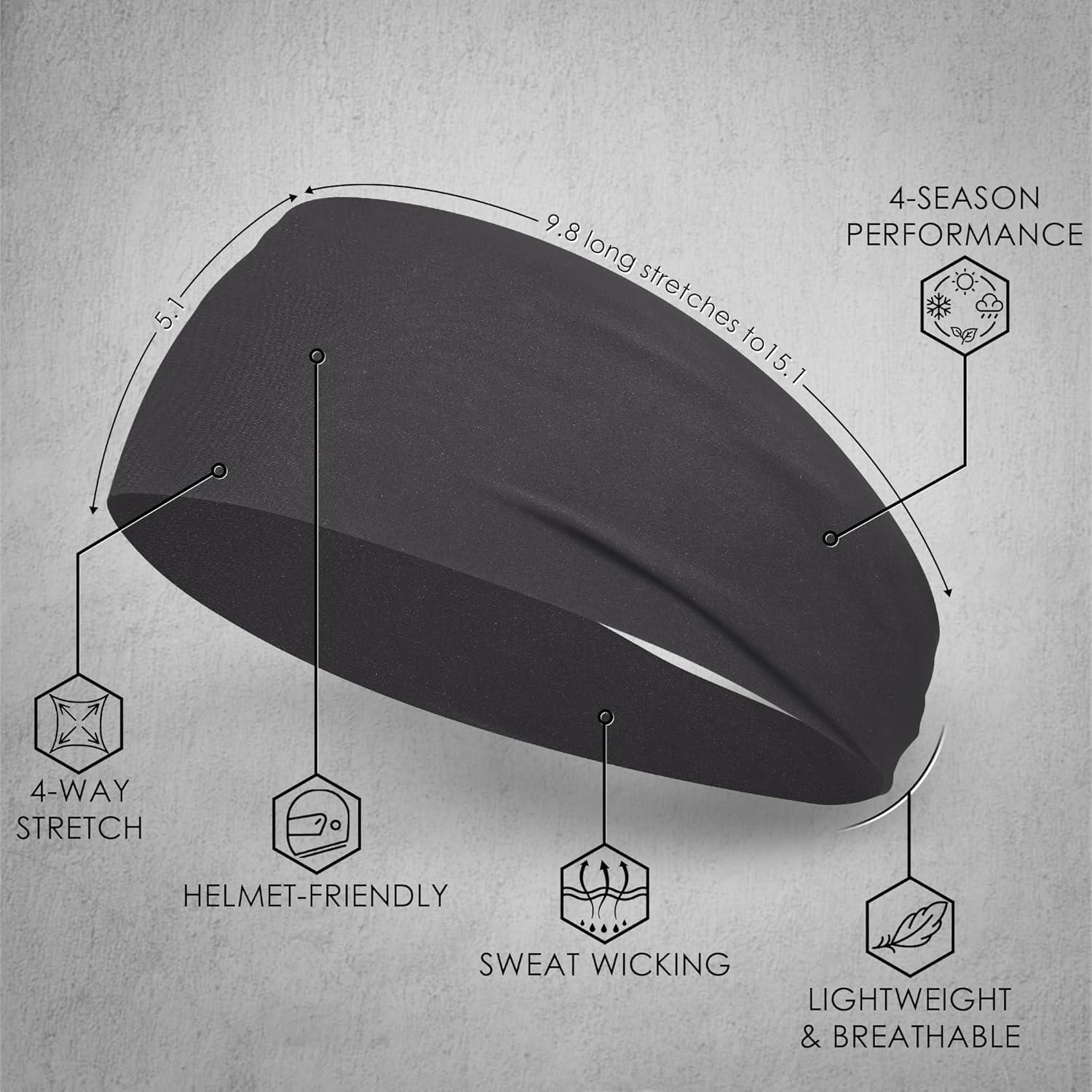 Cinta para la cabeza deportiva DiyJibb - 7 piezas unisex, antideslizante