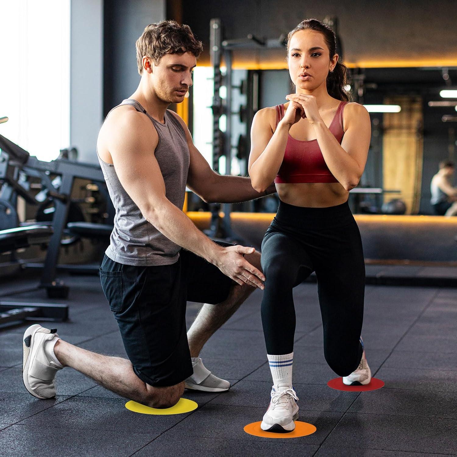 Conos Planos PATIKIL 10 Pcs 15.5 cm para Entrenamiento Deportivo