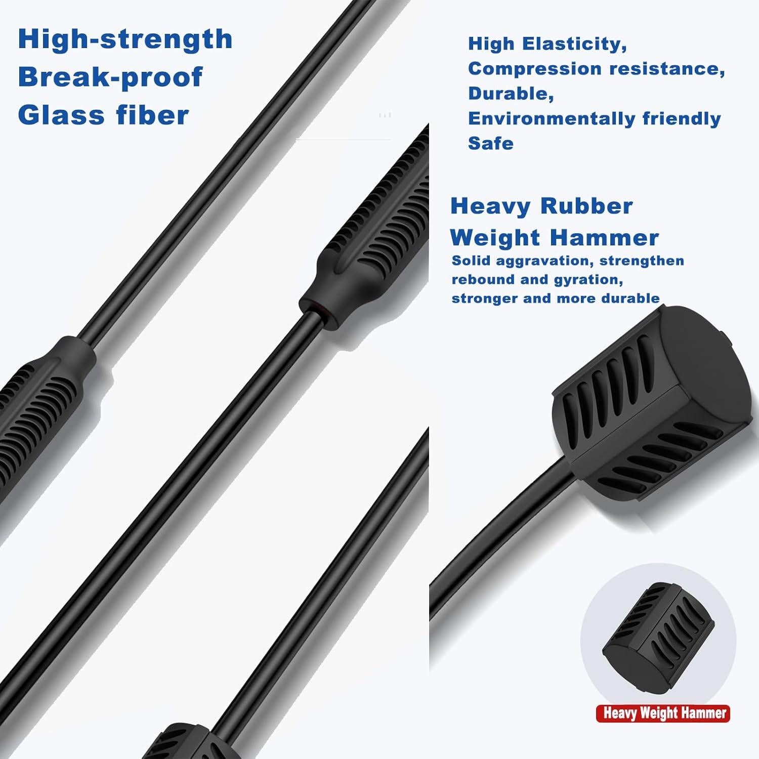 Juego de Yoga WinnerAide - Flexi Bar y Banda de Resistencia