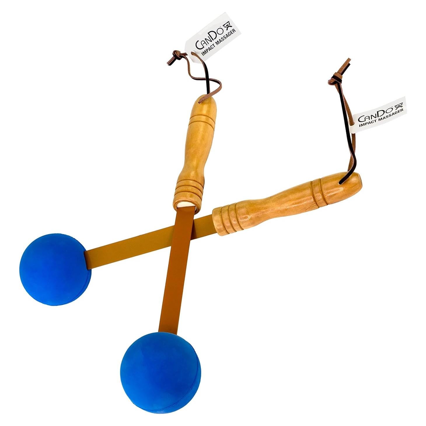 Masajeadores de Percusión CanDo 2 Piezas Azul para Musculatura