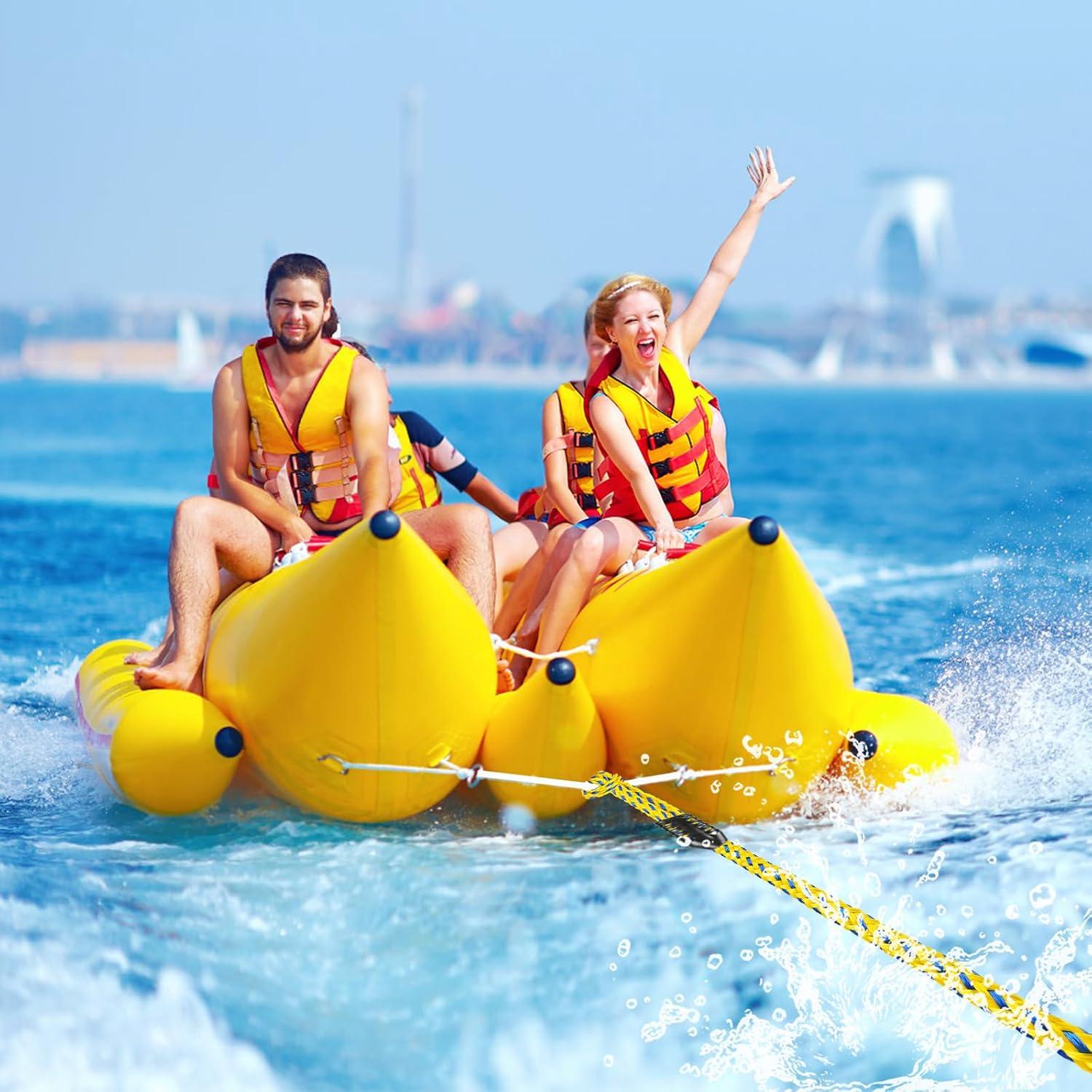 Cuerda de Remolque Pesada SELEWARE 19.81m para Barcos y Tubing