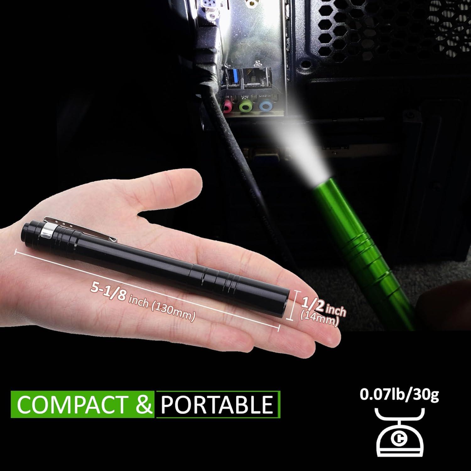 Paquete de 15 Linternas LED SEAMAGIC con 30 Pilas AAA