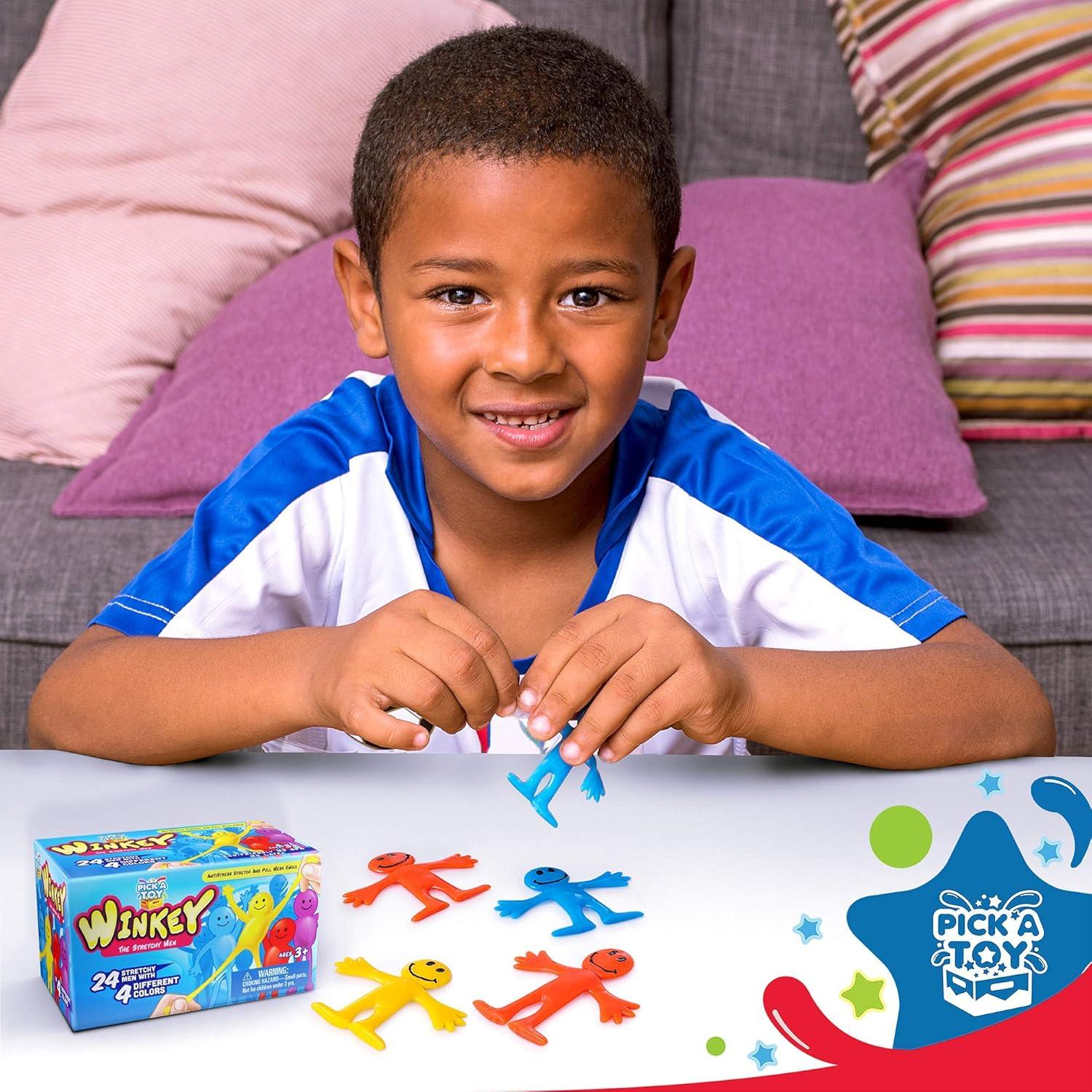 Juguete Estirable Pick A Toy Conjunto de 24 para Fiestas