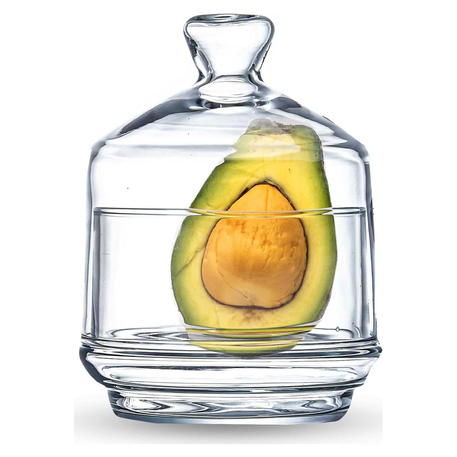 Contenedor de Vidrio Lav para Limón, Aguacate y Cebolla 1 PCS