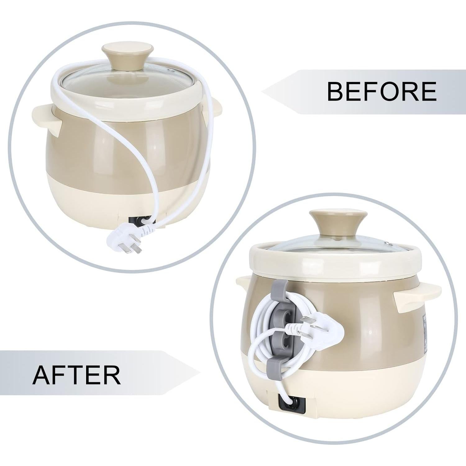 Organizador de Cables para Electrodomésticos Whaleme - Paquete de 6