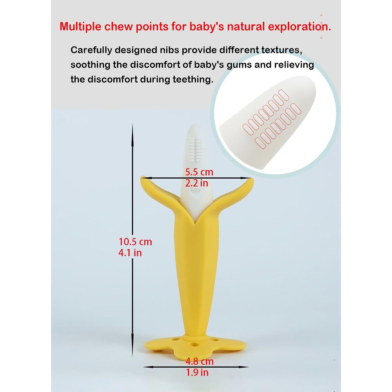 Chupete de Plátano Dupad para Bebés 3-18 meses Silicona BPA