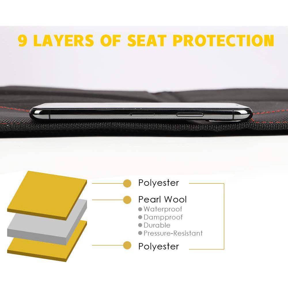 Protector de Asiento de Coche FASITE para Bebé - Impermeable y Antideslizante