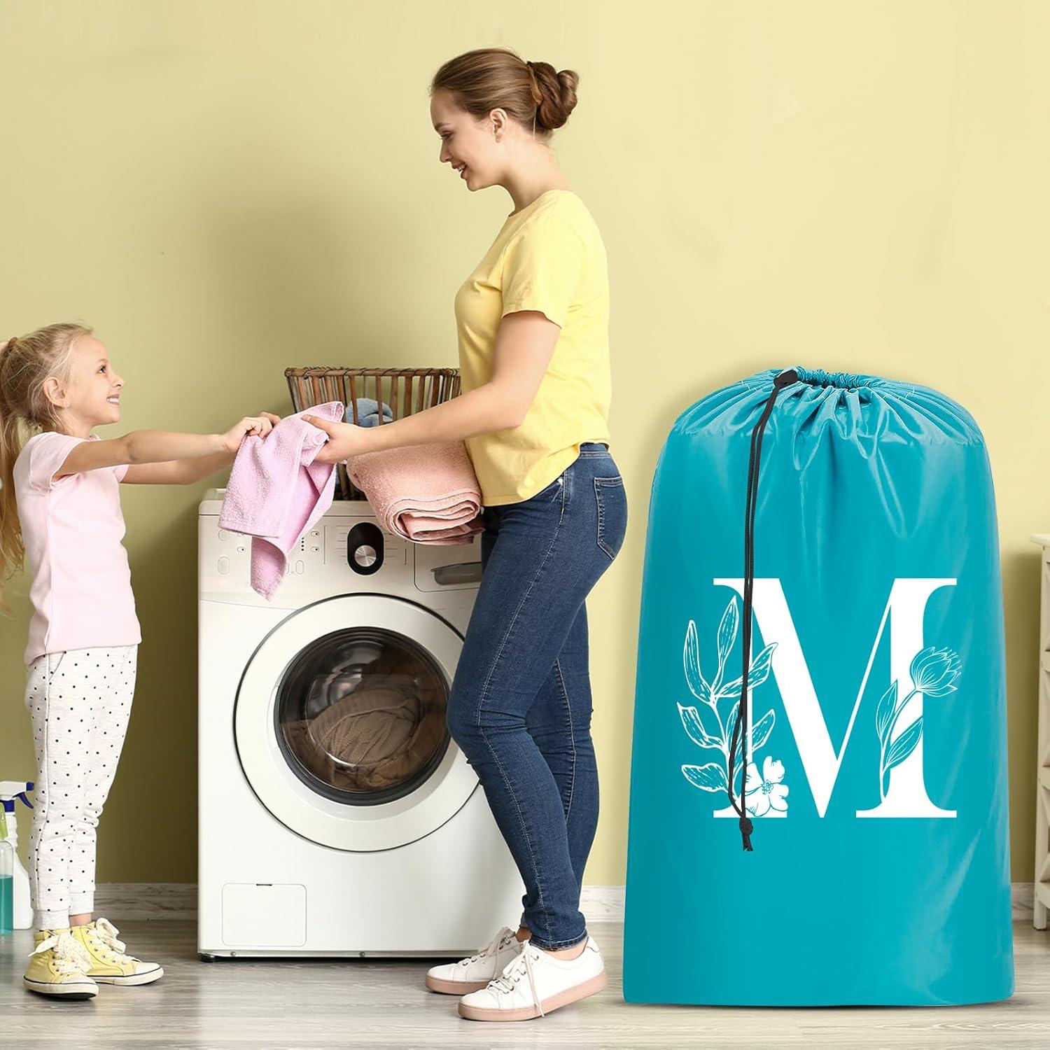 Bolsa de Lavandería Extra Grande Sylfairy 2 Piezas Nylon Impermeable