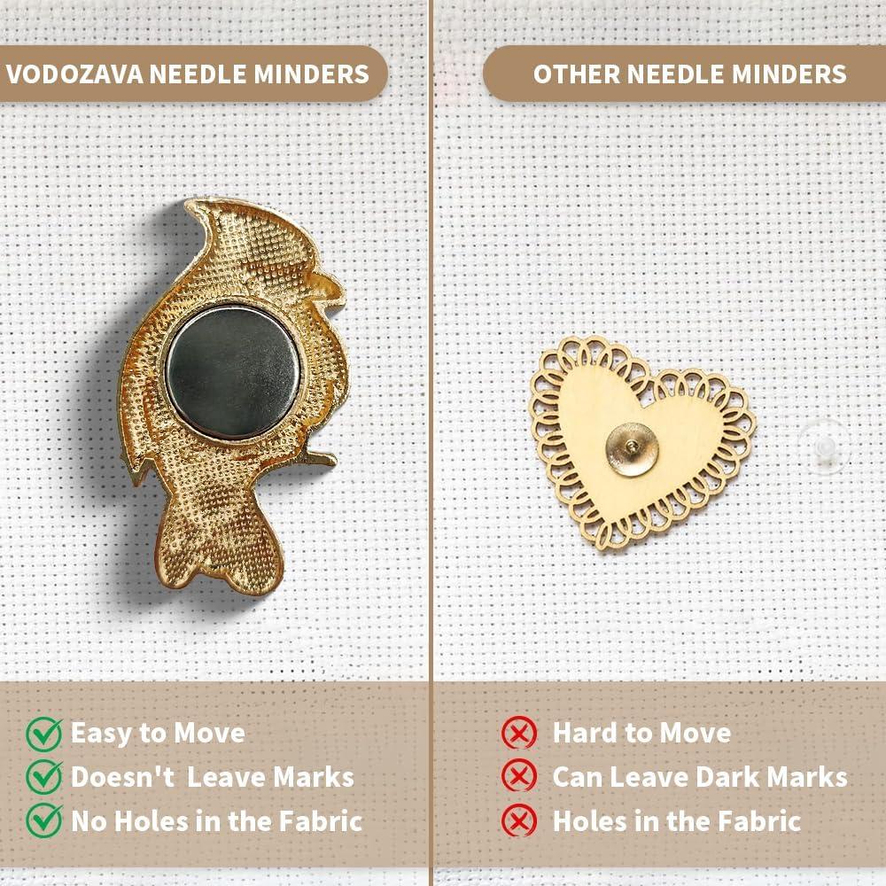 Imán para Agujas Magnético VODOZAVA Mariposa Rosa 2.54cm