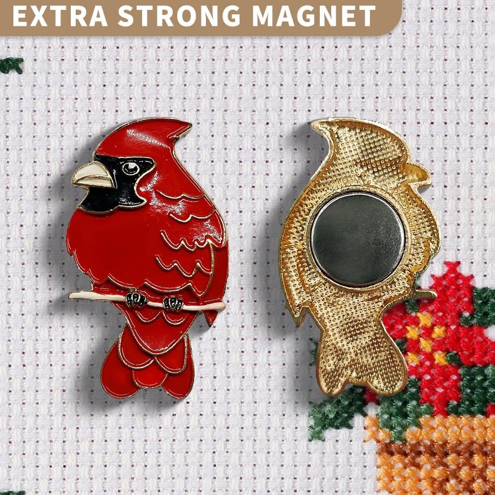 Imán para Agujas Magnético VODOZAVA Mariposa Rosa 2.54cm