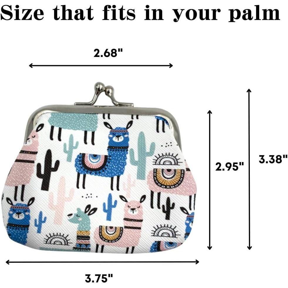 Monedero de Cierre de Beso MDSTYLE para Mujeres - Alpaca