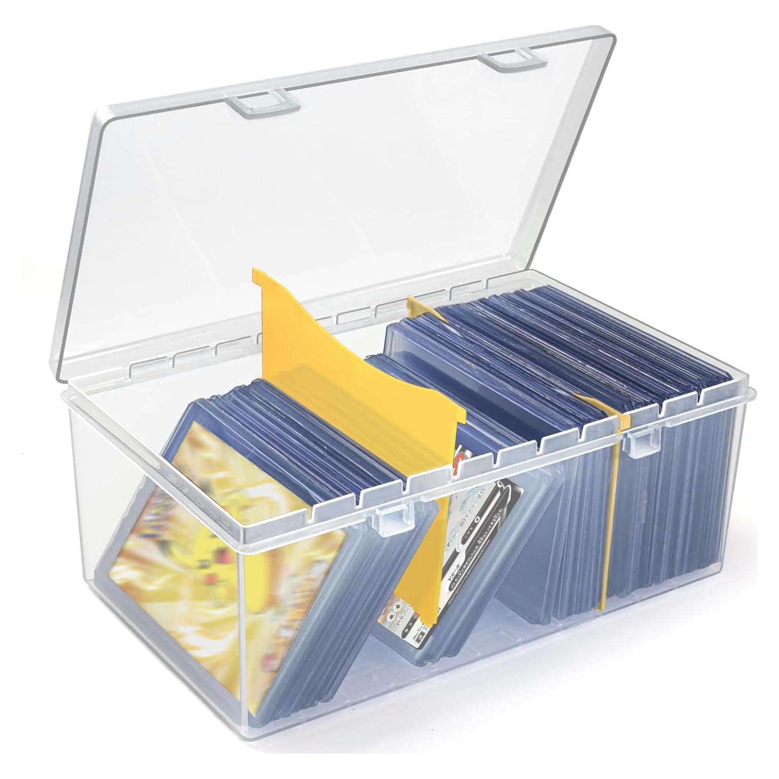 Caja de Almacenamiento para 500 Cartas SAMYUCHO con Divisores