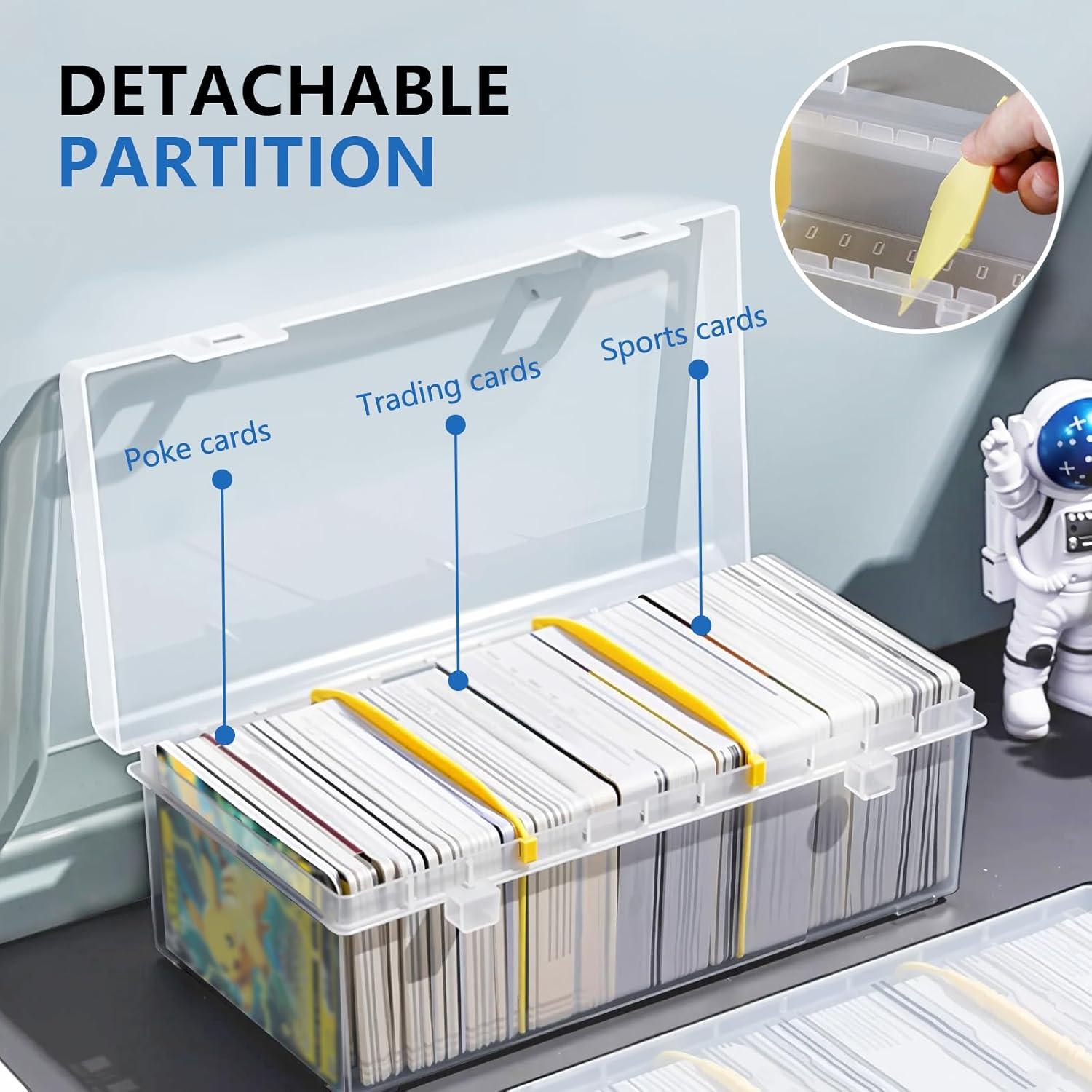 Caja de Almacenamiento para 500 Cartas SAMYUCHO con Divisores