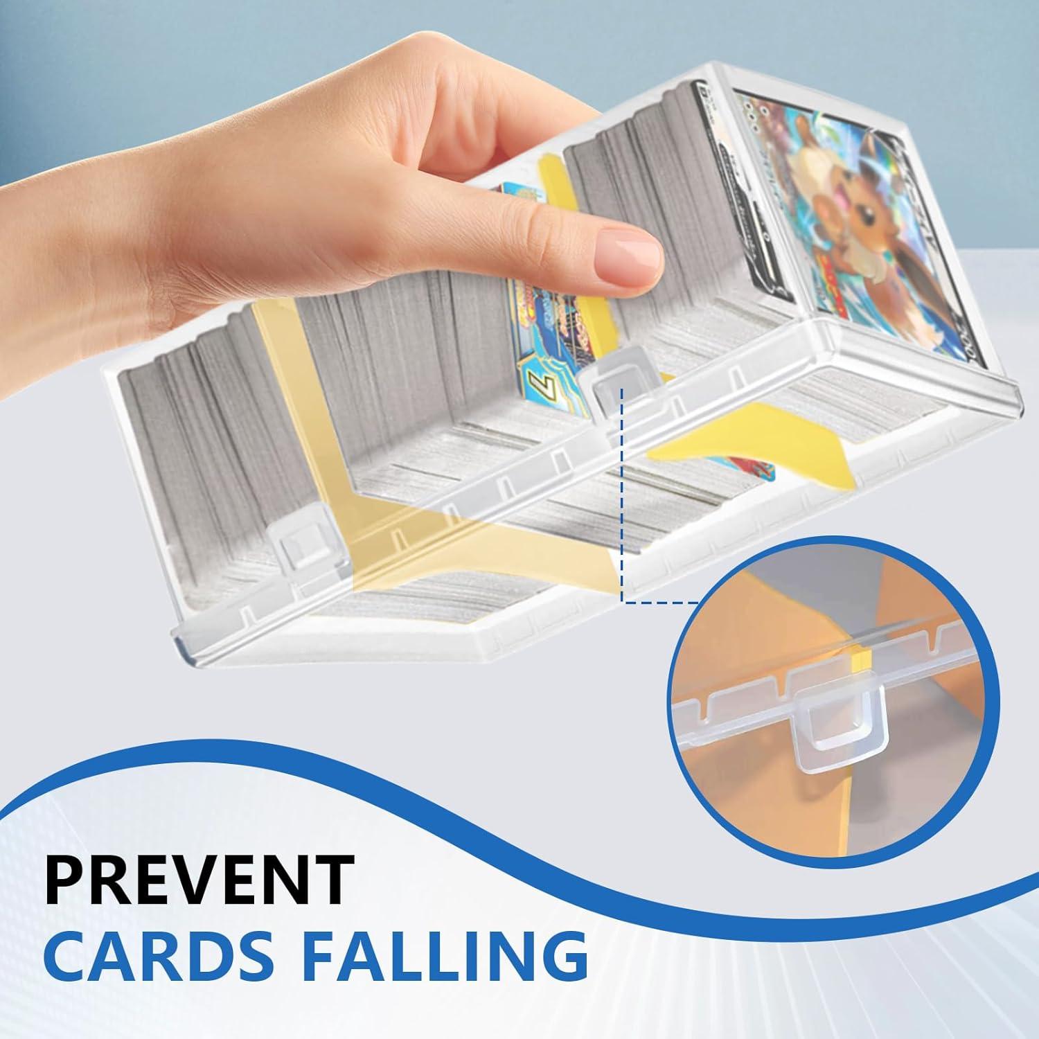 Caja de Almacenamiento para 500 Cartas SAMYUCHO con Divisores