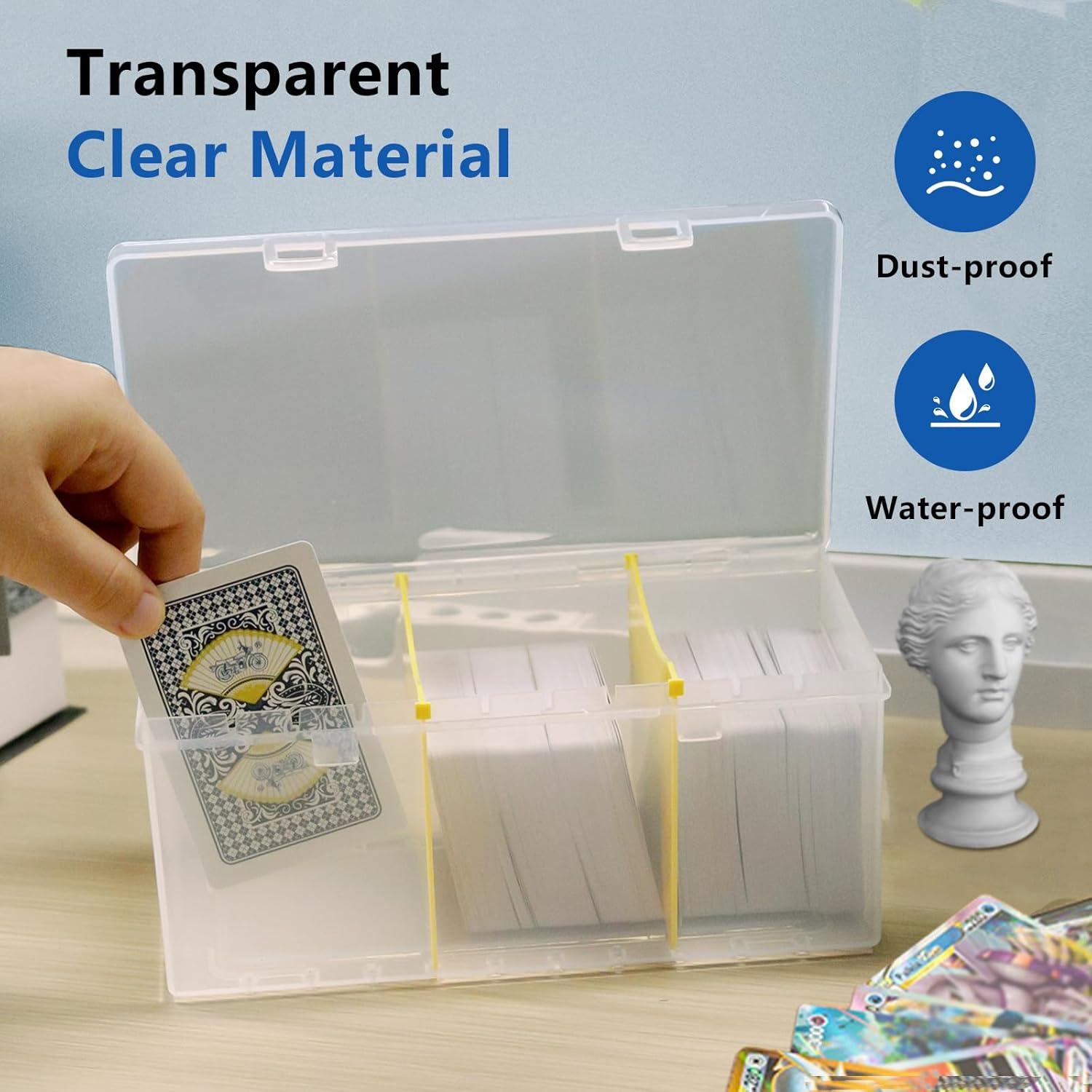 Caja de Almacenamiento para 500 Cartas SAMYUCHO con Divisores