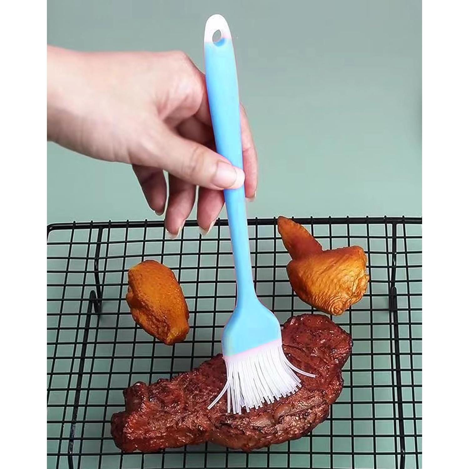 Set de Brochas de Silicona Konilaomu 25.4 y 20.3 cm Azul