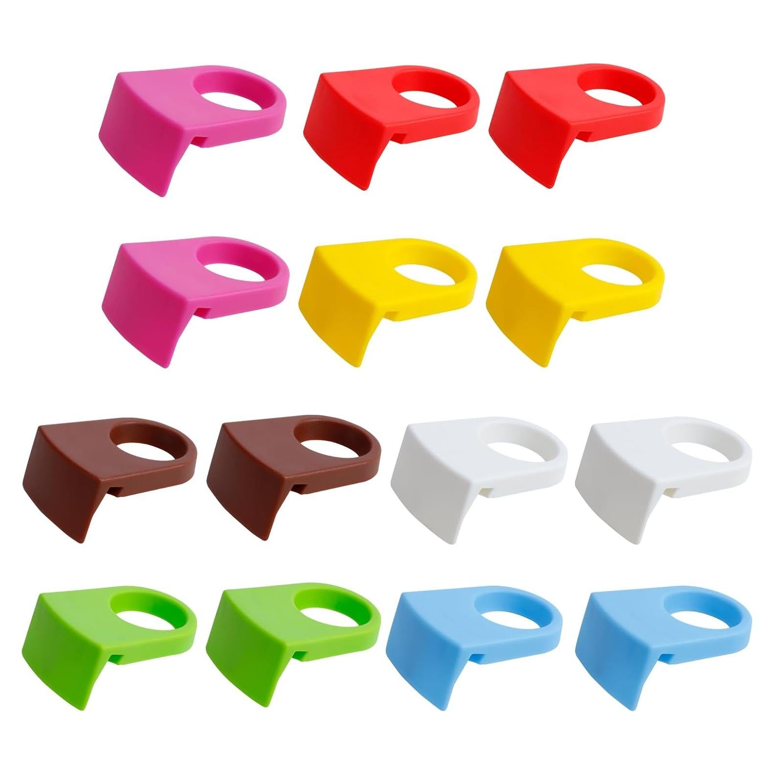 14 Sujetadores de Clip para Copas de Vino Koceci Coloridos