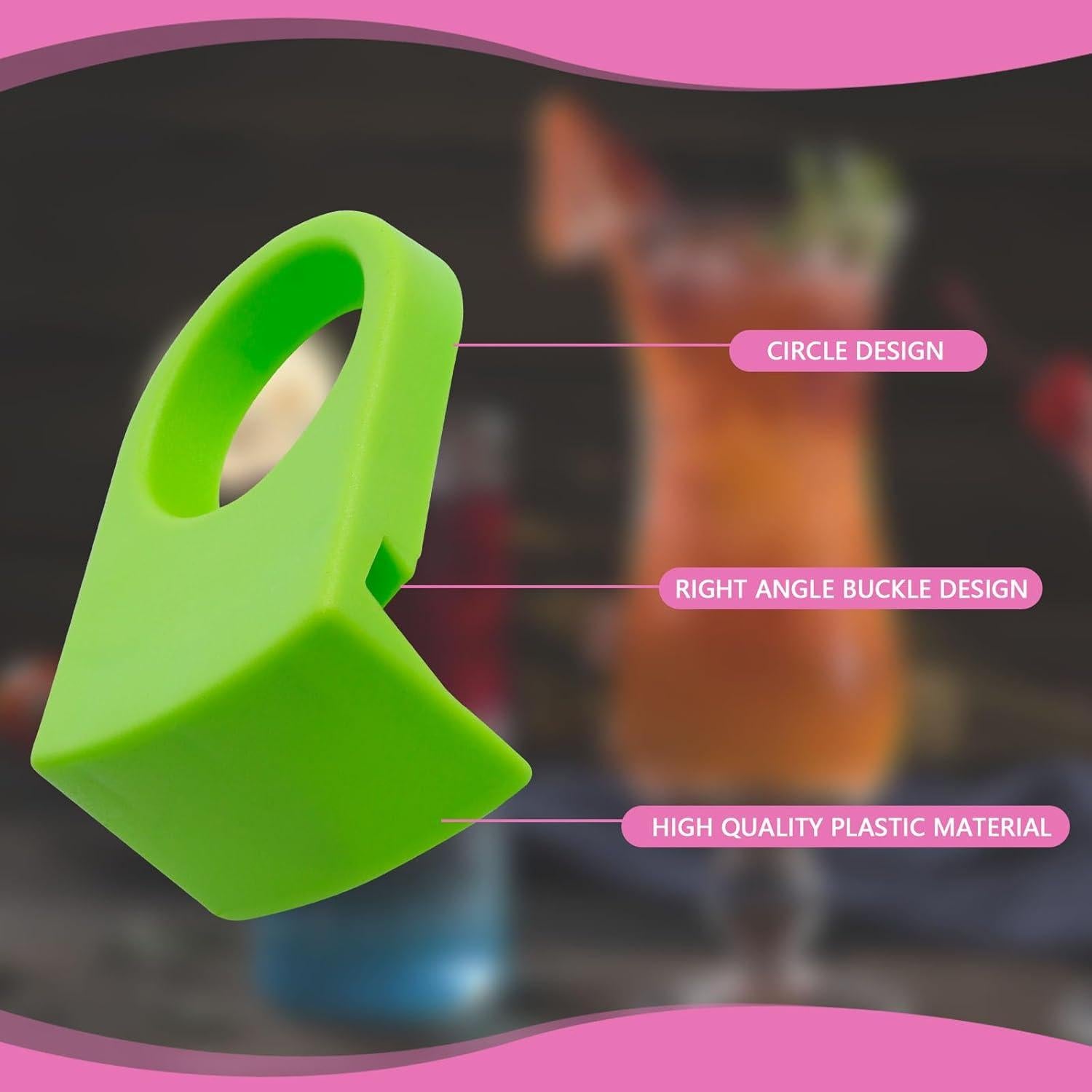 14 Sujetadores de Clip para Copas de Vino Koceci Coloridos