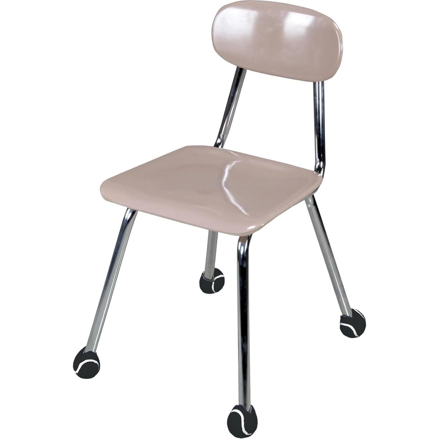 Cubiertas de patas de silla Really Good Stuff - Juego de 24 - Negro