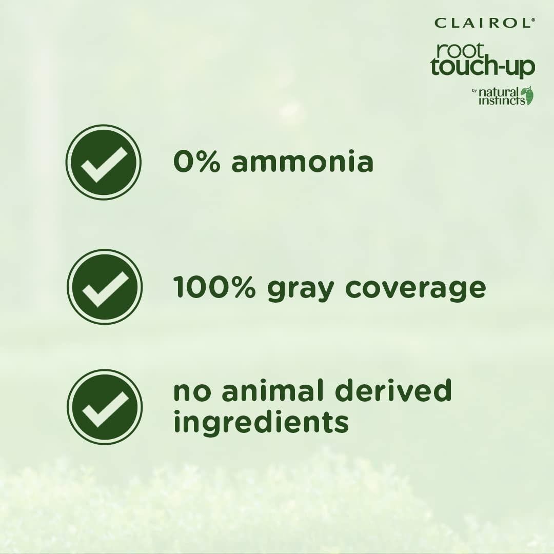Tinte de Cabello Permanente Clairol Root Touch-Up 2 Negro 32.5 ml
