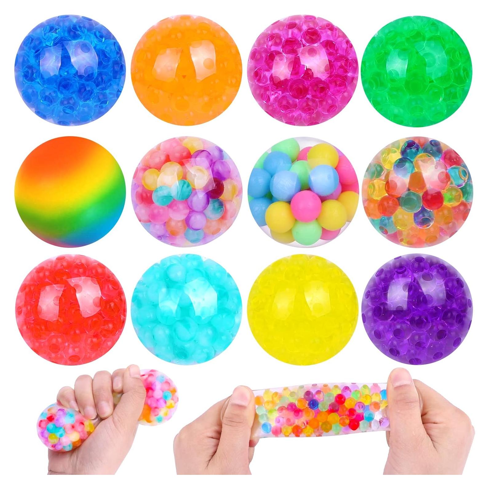 Bolas Squishy DULEFUN - Set de 12pcs para Alivio del Estrés