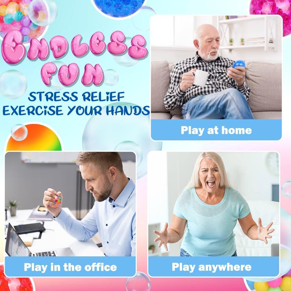 Bolas Squishy DULEFUN - Set de 12pcs para Alivio del Estrés