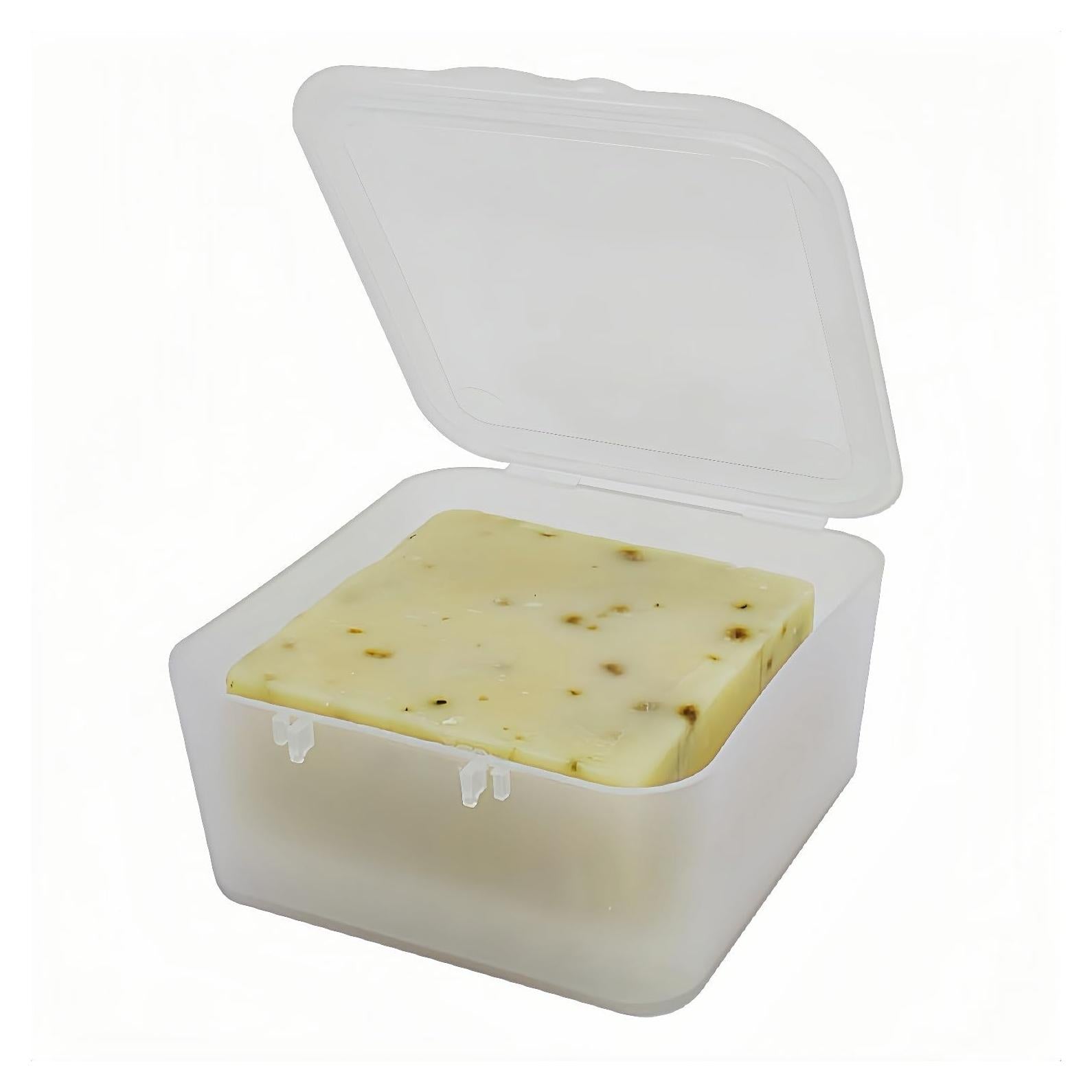 Estuche de Jabón de Viaje Vonpri Cuadrado Transparente 10.9cm