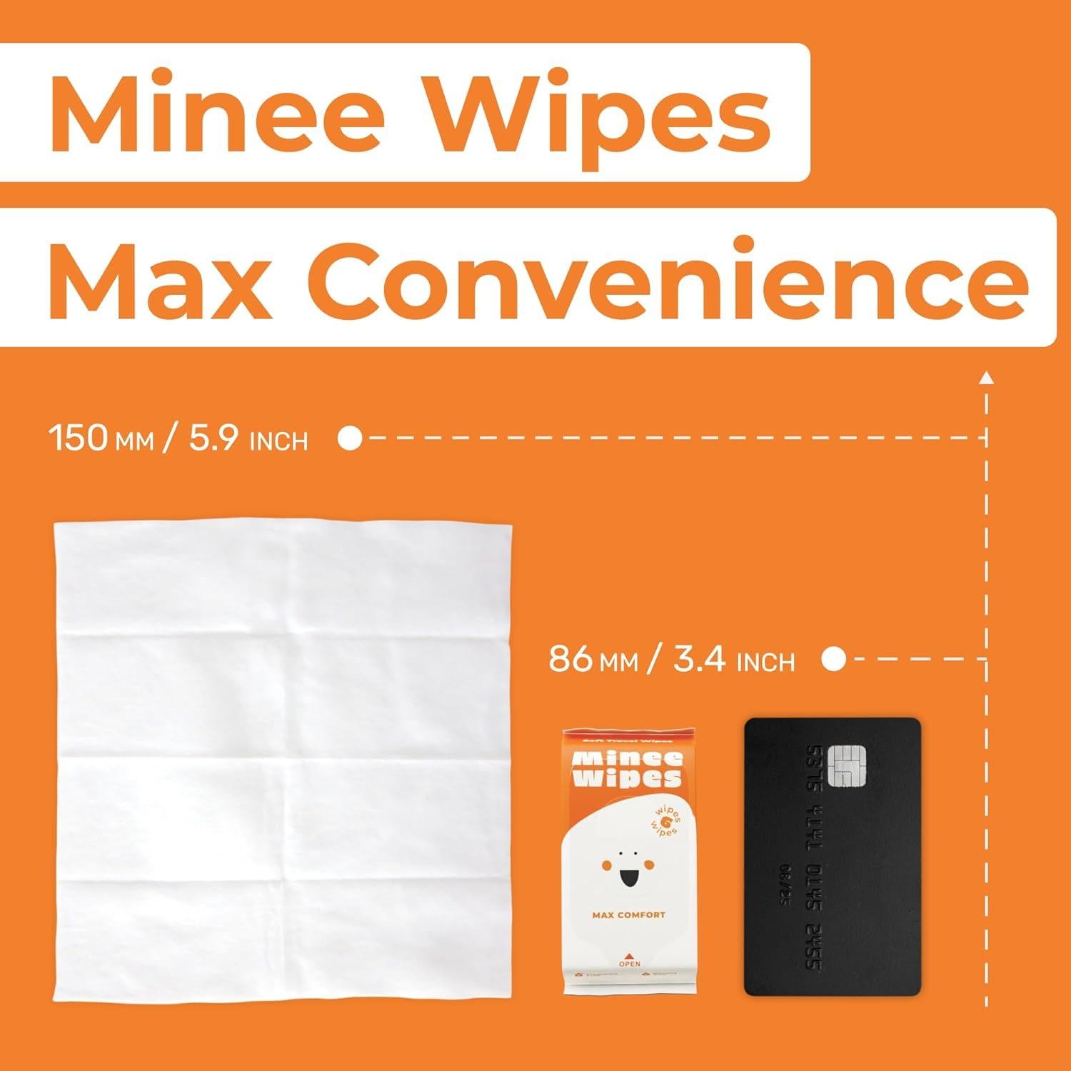 Toallitas de Viaje Hipoalergénicas MOONIES - 30 Unidades