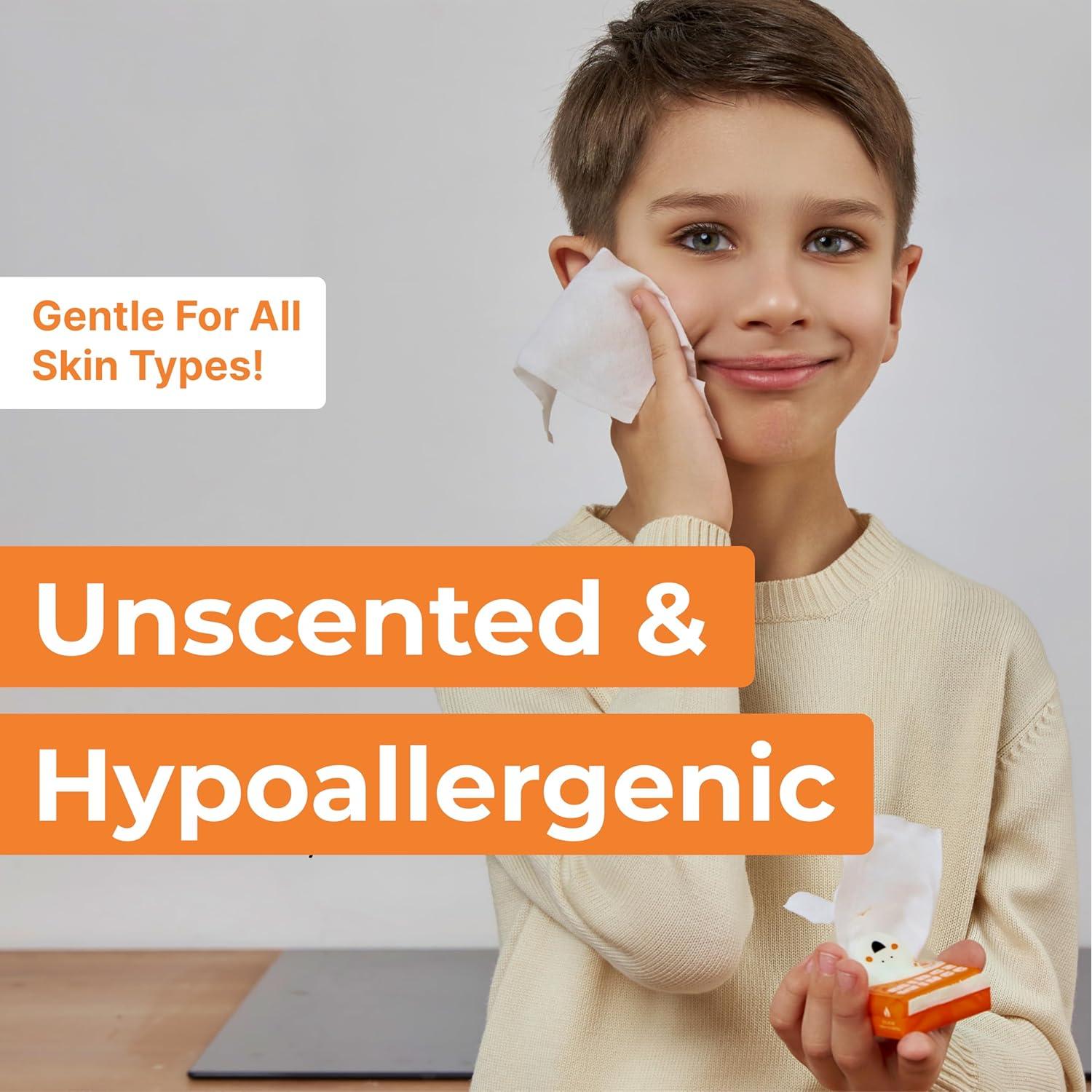 Toallitas de Viaje Hipoalergénicas MOONIES - 30 Unidades